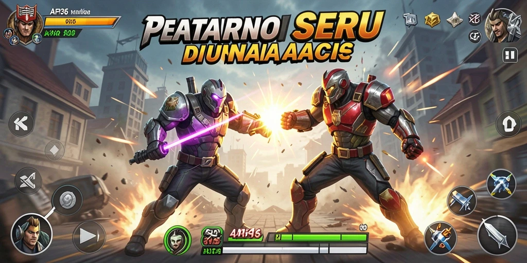 Tampilan seru dari gameplay battle API36 yang mendebarkan.