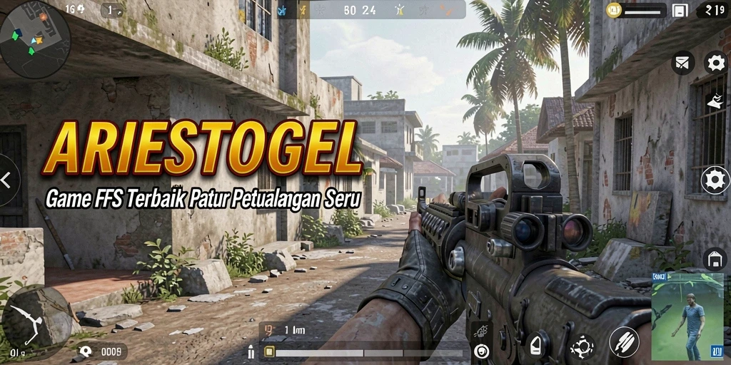 Tampilan seru gameplay ARIESTOGEL di medan pertempuran.