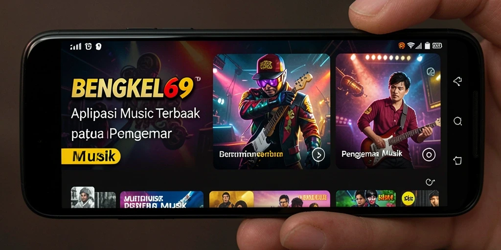 Screenshot dari gameplay yang menunjukkan interaksi musik yang mengasyikkan.