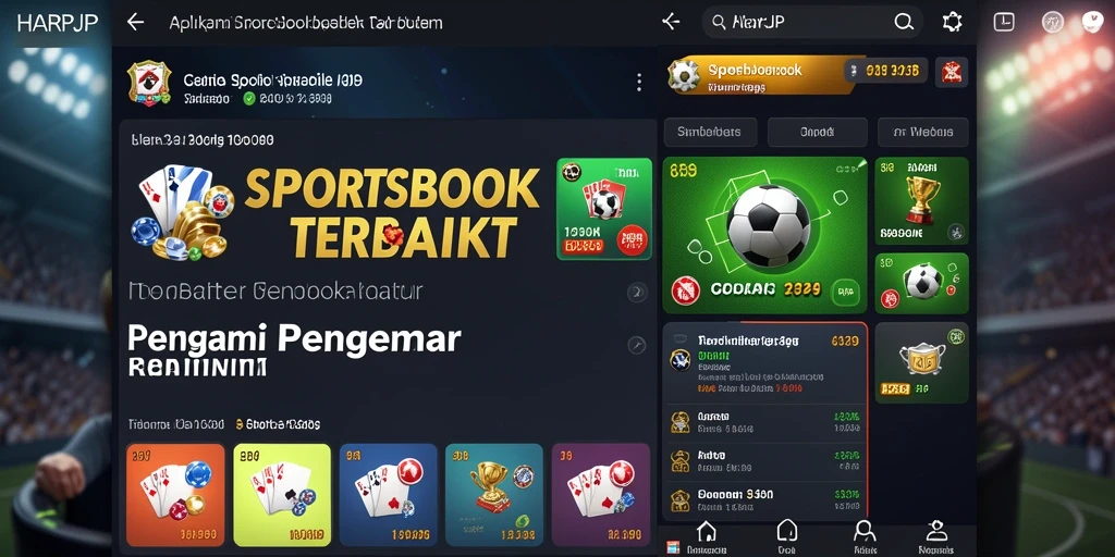 Tampilan menarik dari gameplay Sportsbook HARAPJP.