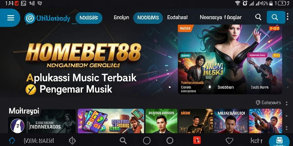 Tampilan gameplay seru dengan interaksi musik yang menarik.