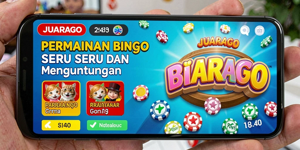 Screenshot gameplay JUARAGO dengan nuansa Bingo yang mengasyikkan.