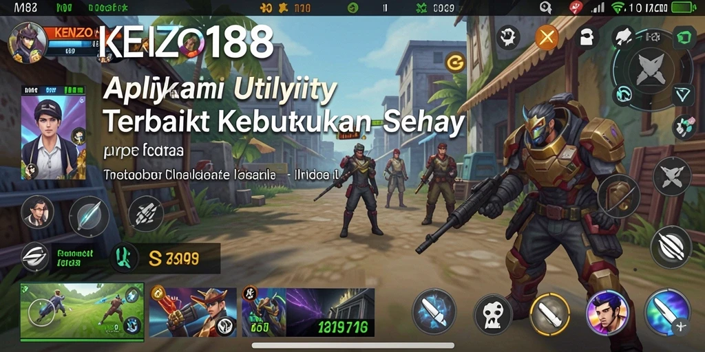Tampilan antarmuka KENZO188 yang sederhana dan efektif.
