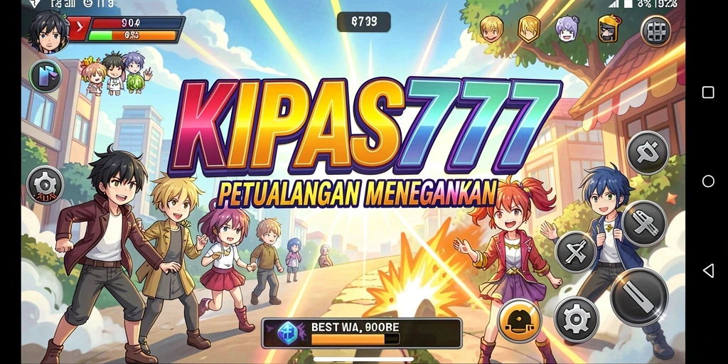 Tampilan seru gameplay KIPAS777 yang penuh aksi.