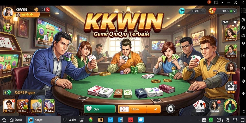 Screenshot gameplay QiuQiu yang mendebarkan.