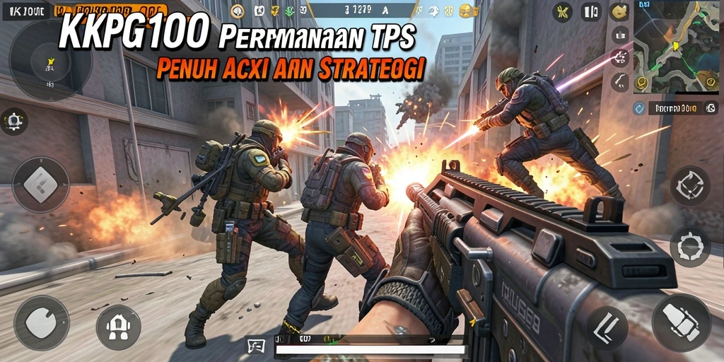 Tampilan aksi intens dalam permainan TPS KPK100.