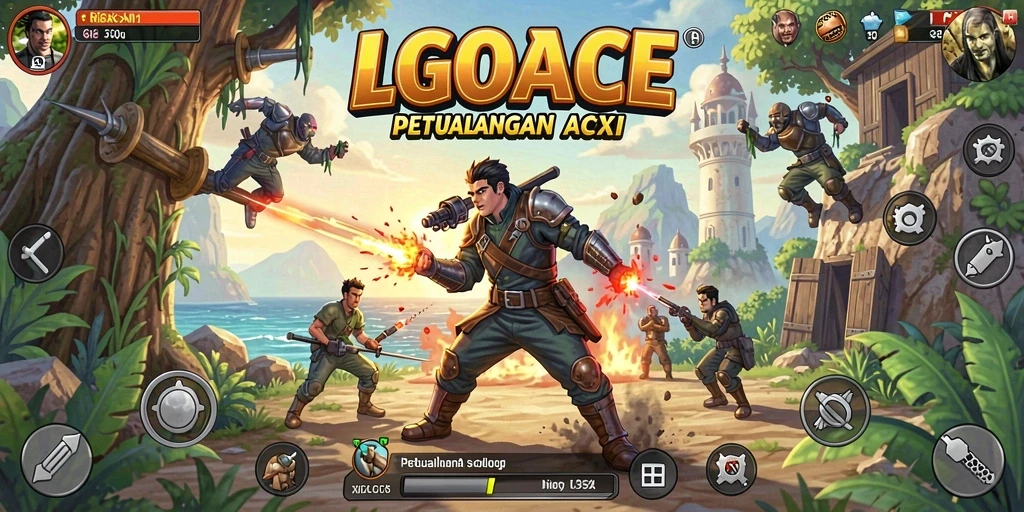 Tampilan menegangkan dari gameplay LGOACE yang penuh aksi.