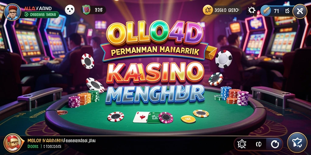 Tampilan gameplay Kasino yang seru dan mendebarkan.