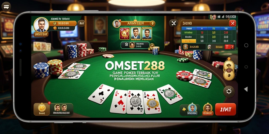 Gameplay seru dari OMSET288 saat bermain Poker online.