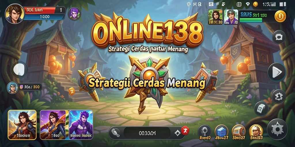 Tampilan strategi seru dalam gameplay ONLINE138.