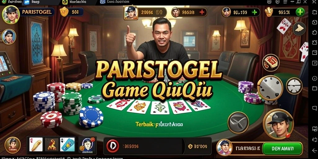 Tampilan gameplay QiuQiu yang seru dan mendebarkan di PARISTOGEL.