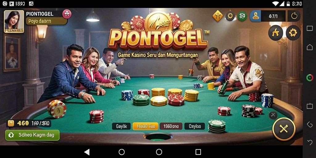 Tampilan menarik dari gameplay seru di PIONTOGEL.