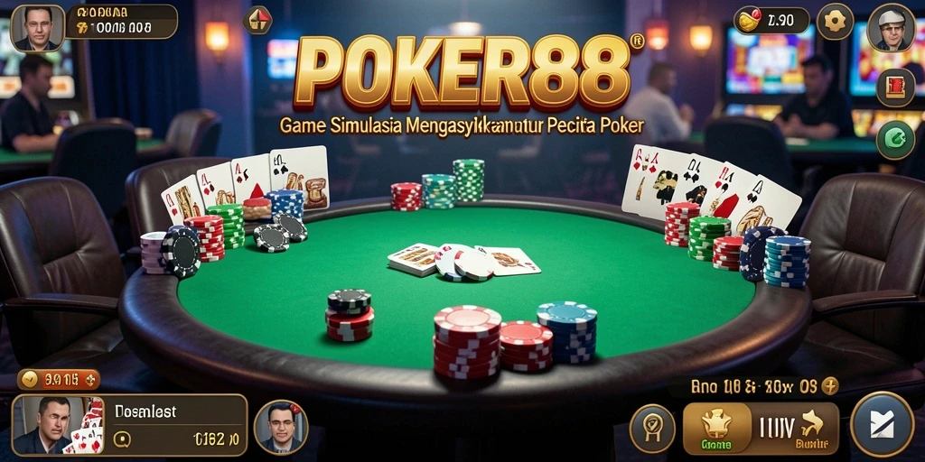 Tampilan gameplay yang menarik dari POKER88.