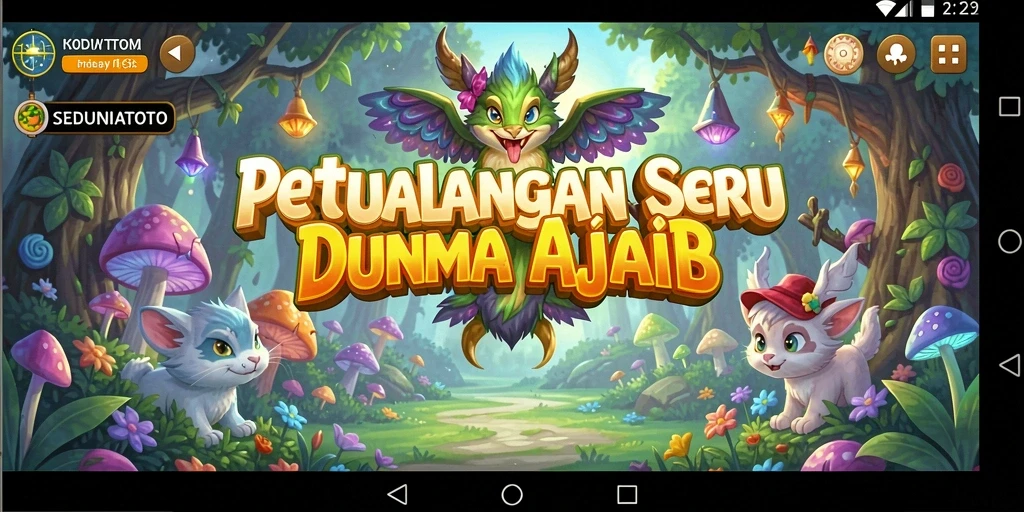Gameplay SEDUNIATOTO yang penuh petualangan seru.