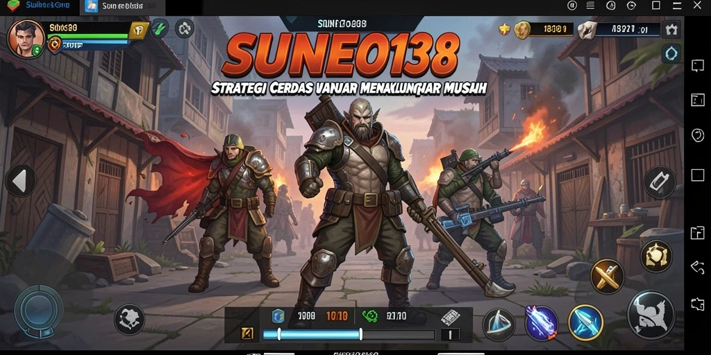 Screenshot SUNEO138 menampilkan pertempuran strategi yang seru.